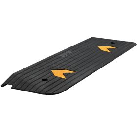 VEVOR Upgraded Rubber Threshold Ramp, 1" Rise Wheelchair Ramp Doorway, Natural Curb Ramp Rated 33069 lbs Load Capacity