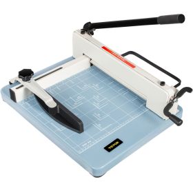 VEVOR Industrial Paper Cutter A4 Heavy Duty Paper Cutter 12 Inch Paper Cutter Heavy Duty 400 Sheets Paper Guillotine with Clear Cutting Guide Gri