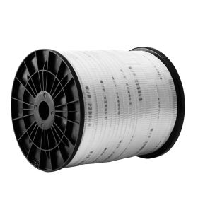 VEVOR Polyester Pull Tape, 5/8" x 630' Mule Tape Flat Rope, 2200 lbf Tensile Capacity, Printed Webbing Cable Pulling Tape for Packaging, Gardenin