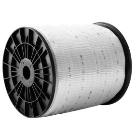 VEVOR Polyester Pull Tape, 3/4" x 528' Mule Tape Flat Rope, 2500 lbf Tensile Capacity, Printed Webbing Cable Pulling Tape for Packaging, Gardenin