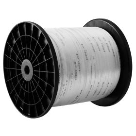 VEVOR Polyester Pull Tape, 1/2" x 3153' Mule Tape Flat Rope, 1250 lbf Tensile Capacity, Printed Webbing Cable Pulling Tape for Packaging, Gardeni