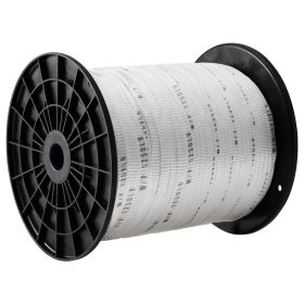 VEVOR Polyester Pull Tape, 1/2" x 1053' Mule Tape Flat Rope, 1250 lbf Tensile Capacity, Printed Webbing Cable Pulling Tape for Packaging, Gardeni