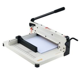 VEVOR Heavy Duty Paper Cutter, 12" Industrial Commercial Guillotine Paper Cutter for A4 Paper, 400 Sheet Capacity, Solid Steel Construction