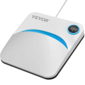 VEVOR Heat Press Machine,9x9inches Portable Shirt Printing Multifunctional Sublimation Transfer Heat Press Machine Teflon Coated (Hot Plate Size: 9 x 9 inch, Color: White and Blue)