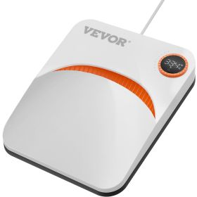 VEVOR Heat Press Machine,10x12inches Portable Shirt Printing Multifunctional Sublimation Transfer Heat Press Machine Teflon Coated (Hot Plate Size: 12 x 10 inch, Color: White and Orange)